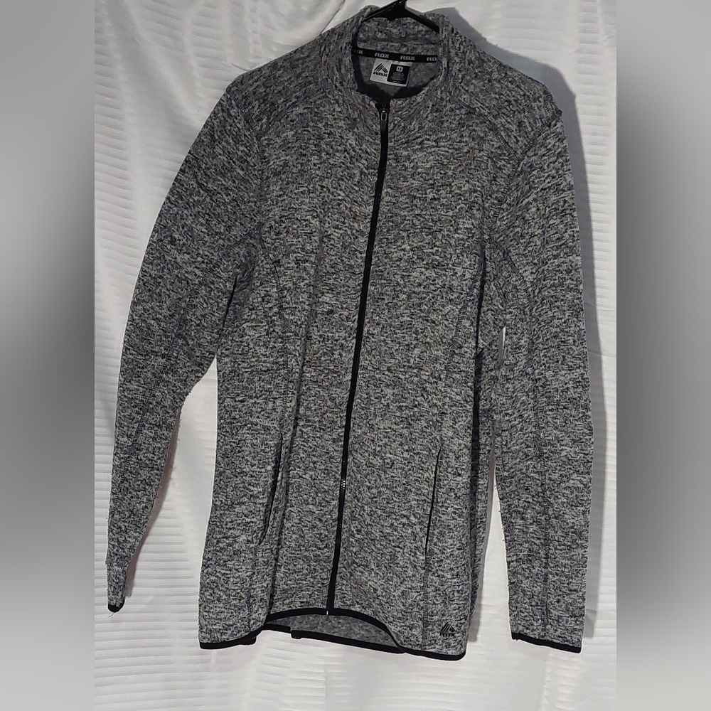 Reebok 1X Gray Full-Zip Jacket